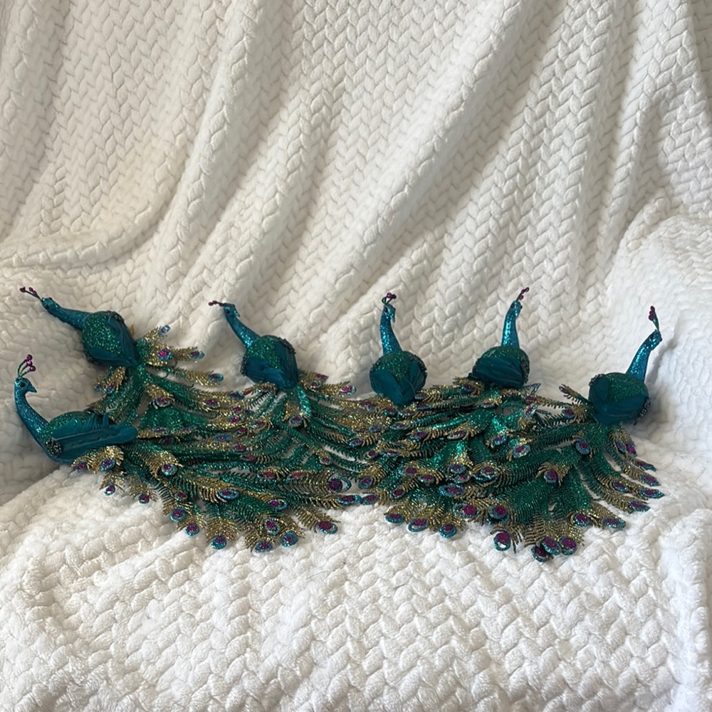 Vibrant Peacock Decor